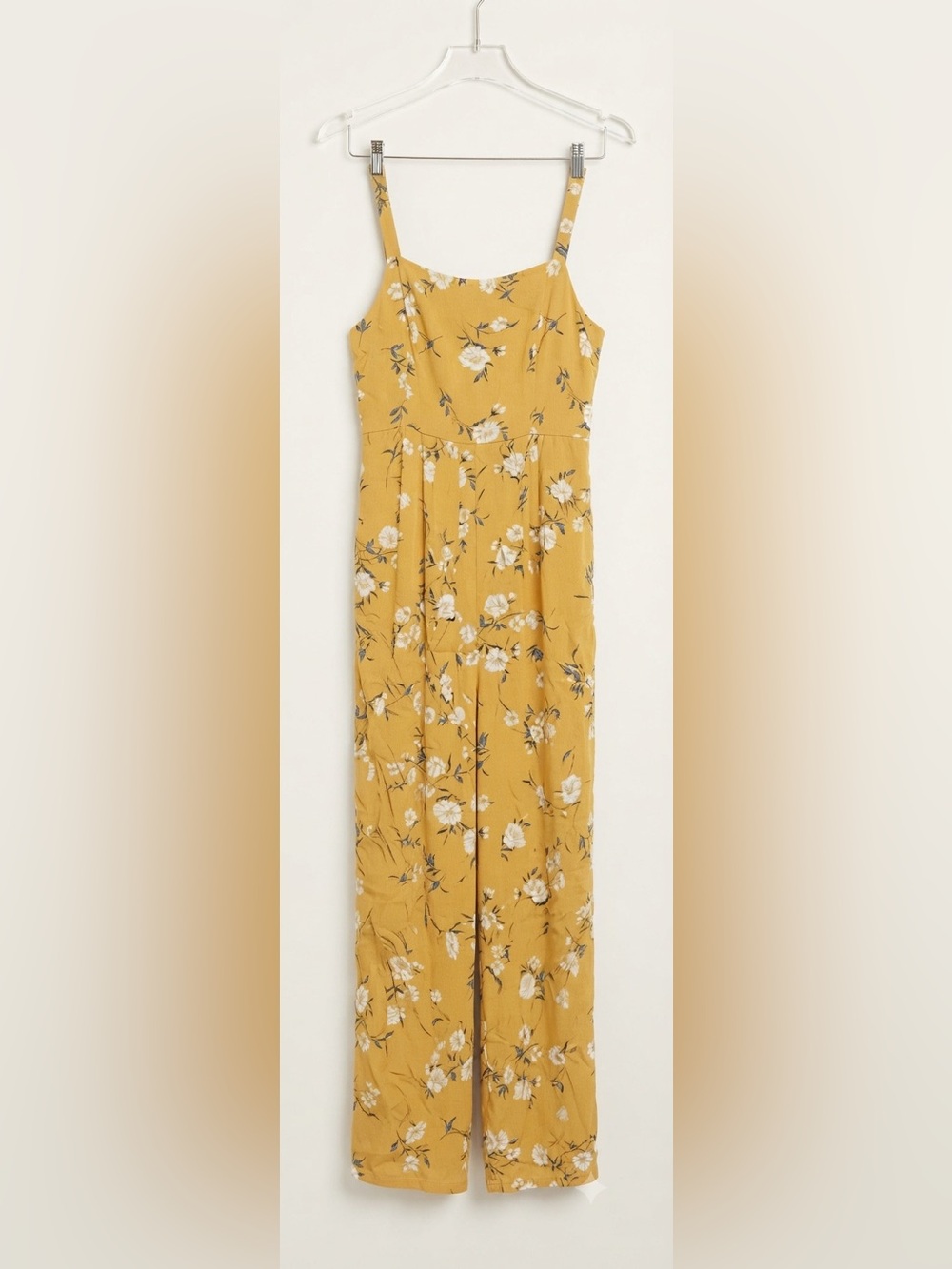 Abercrombie & Fitch Mustard Yellow Floral Jumper
